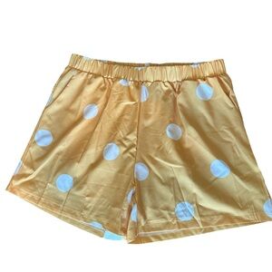 Yellow Polka Dot Shorts